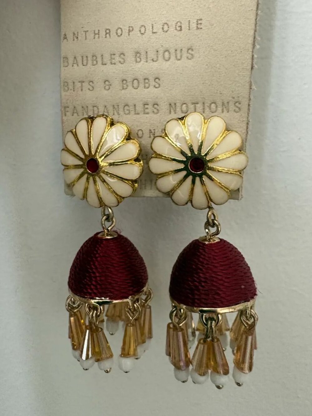 Anthropologie Chandelier Earrings Brand New